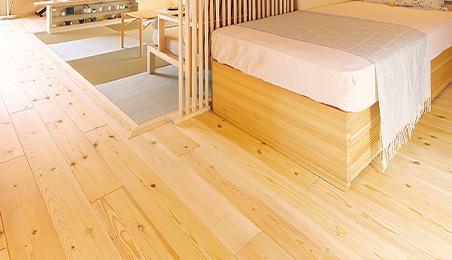 温もりを感じる無垢フローリング