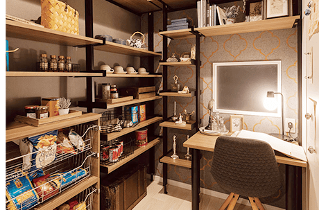 趣味を楽しむ大収納スペース