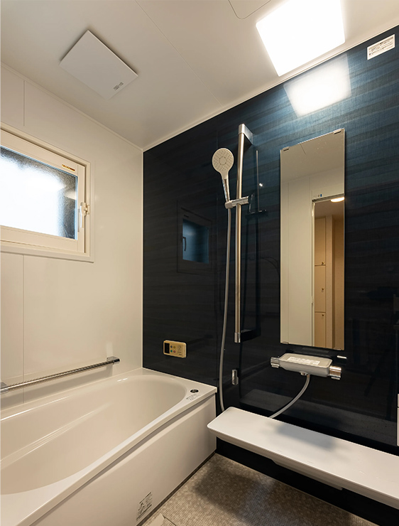 浴室は暖かさが考えられた機能を搭載しているため、快適に過ごすことができます。